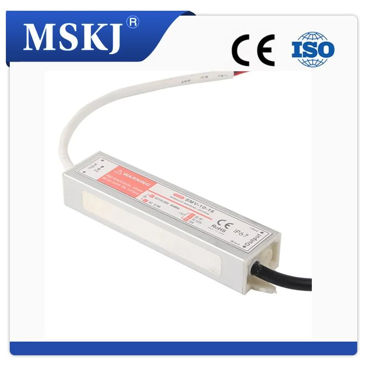 Smv-10-24 10W 24V 0.42A IP67 Constant Voltage Waterproof LED Driver