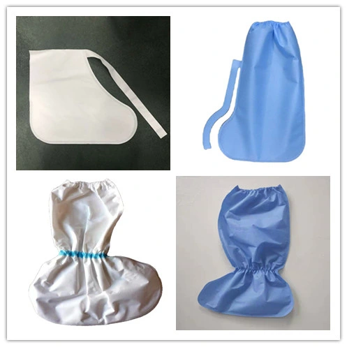 Shoe Cover Machine Disposable Medical Overshoe Non Woven PP SMS Foot Cover Surgical Non-Slip Laminated Non Woven Boot Cover Making Machine