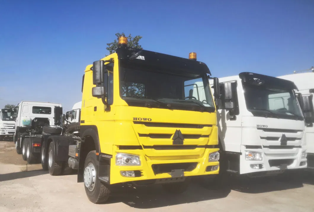 6*4 Wheel 371 HP New 6X4 Prime Mover Left Hand Drive Sinotruk Howotrailer Tractor Truck Head for Sale