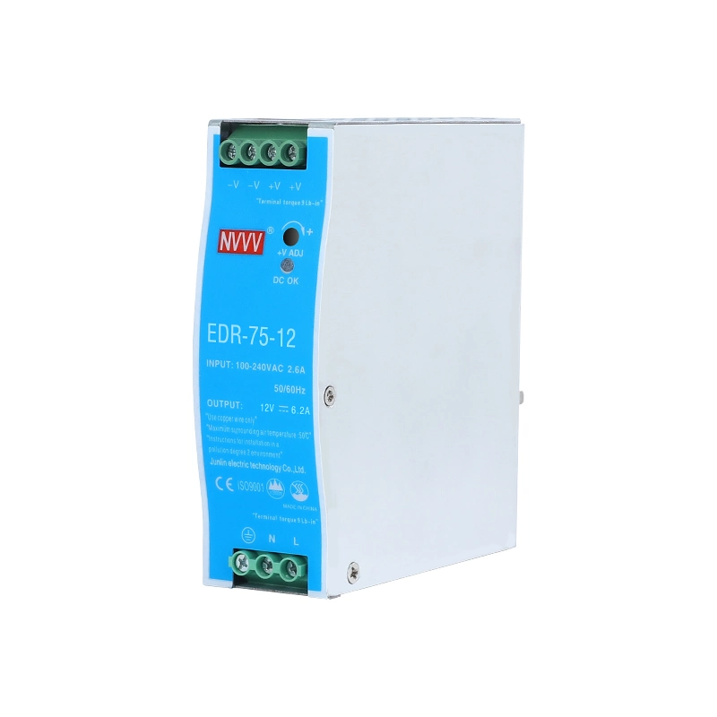 Power Supply DIN Rail 5V/12V/24V/48V 10W/20W/45W/60W/100W/120W/150W/240W/480W Switching Power Supply for Automation Equipment