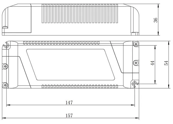 60W TUV CB CE AC DC Constant Current LED Drivers for Indoor Lighting with SCP Ocp Ovp Otp