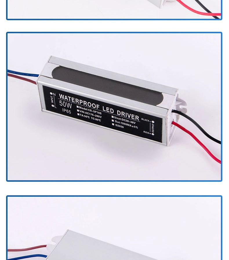 Basic Customization 10W/20W/30W/40W/50W/60W LED Driver Constant Current Power Supply