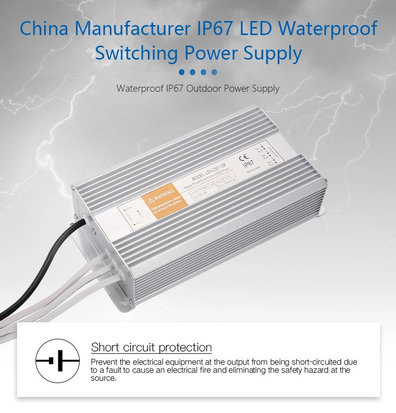 Ldv-250-48 Waterproof SMPS for LED Lighting Switching Power Supply