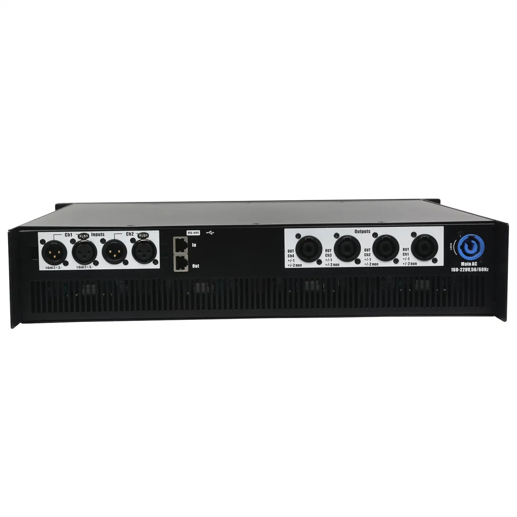 Audiopeak DSP4.16 1000W RMS (2500 X 4) 4 Channel Power Amplifier for Professional or DJ Uses