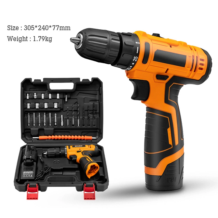 12V Screwdriver Cordless Drill and Screw Driver with Li-ion Battery