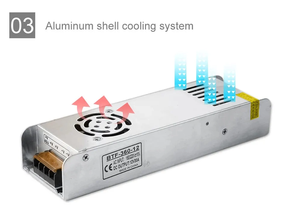 DC12V LED Power Supply 5A 10A 12.5A 15A 16.5A 20A 30A Switch Transformer Ws2811 Ws2815 LED Strip Light Adapter 5050 3528 Lights