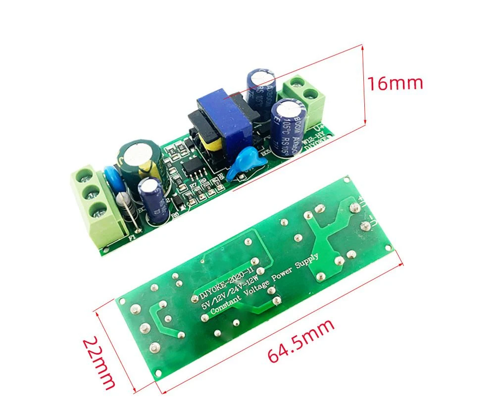 12V 1000mA Constant Voltage Power Supply with Terminals 03