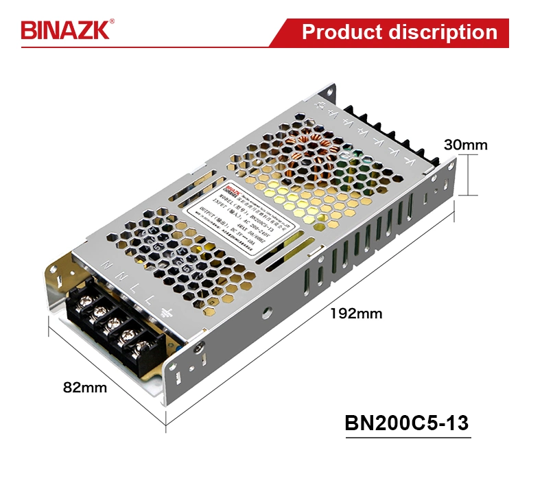 Bina Full Color 200W DC Power Supply 5V 40A Switching Power Supply