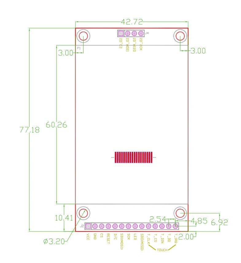 240X320 2.4&quot; Spi TFT LCD Touch Panel Serial Port Driver Board Module Ili9341 Option Resistive Touch Screen