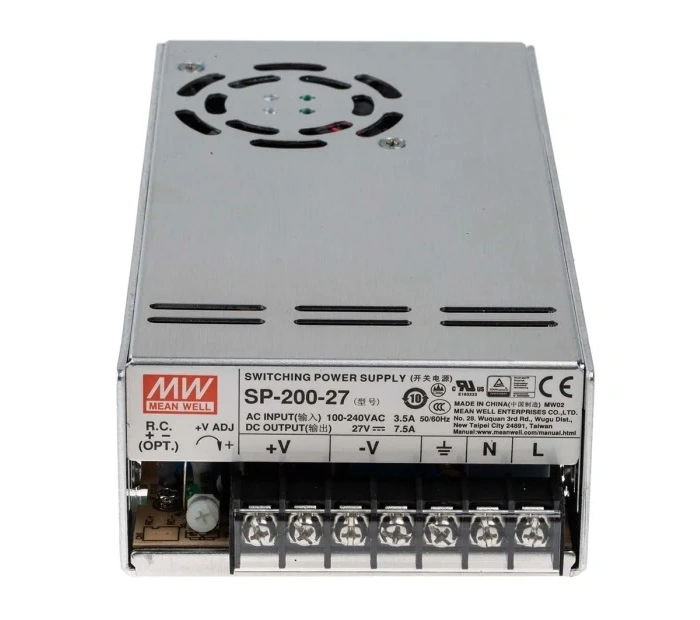 New-Original Mean-Well-Sp-200-27 Enclosed Power-Supply with-Pfc Embedded-Switch Mode-SMPS 27VDC-7.5A 202.5W Good-Price