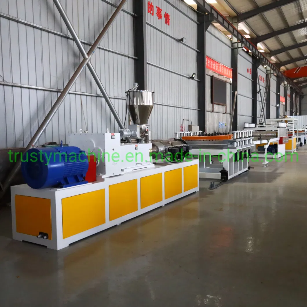 Plastic WPC PVC Crust Foam Board Extruder Making Machine