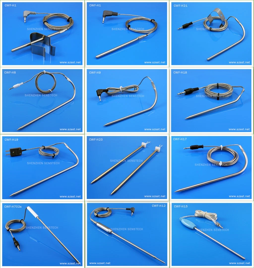 3-Wire Rtd PT100 Waterproof Temperature Sensor Stainless Steel Probe