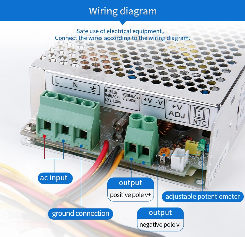 SCP-50-12 50W 12V Switching Power Supply with UPS