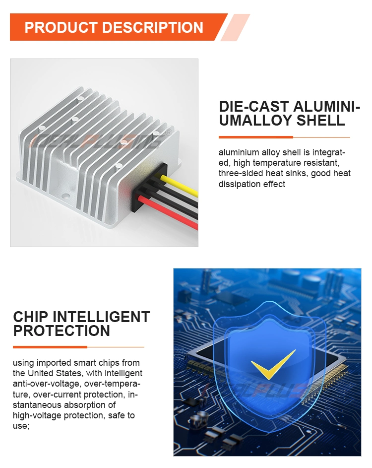 Isolate Step Down Buck Isolated DC DC Converter 72V to 12V 50V~100V Input 60V 70V 75V 80V 90V 96V 10A 120W Power Supply