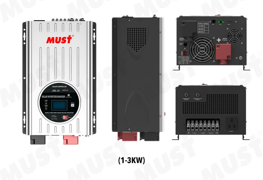 Must Solar Inverter 1000 Watts 1kw Solar Power System