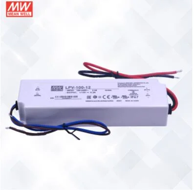 IP67 Waterproof 100W 12V/24V Meanwell Power/Transformer for LED Strip Lpv-100