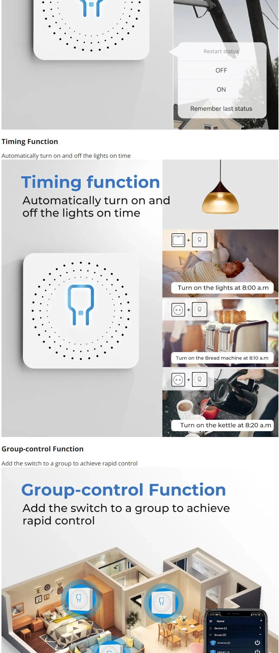 Switching Power Supply Module Smart Switch WiFi Remote Control Switch