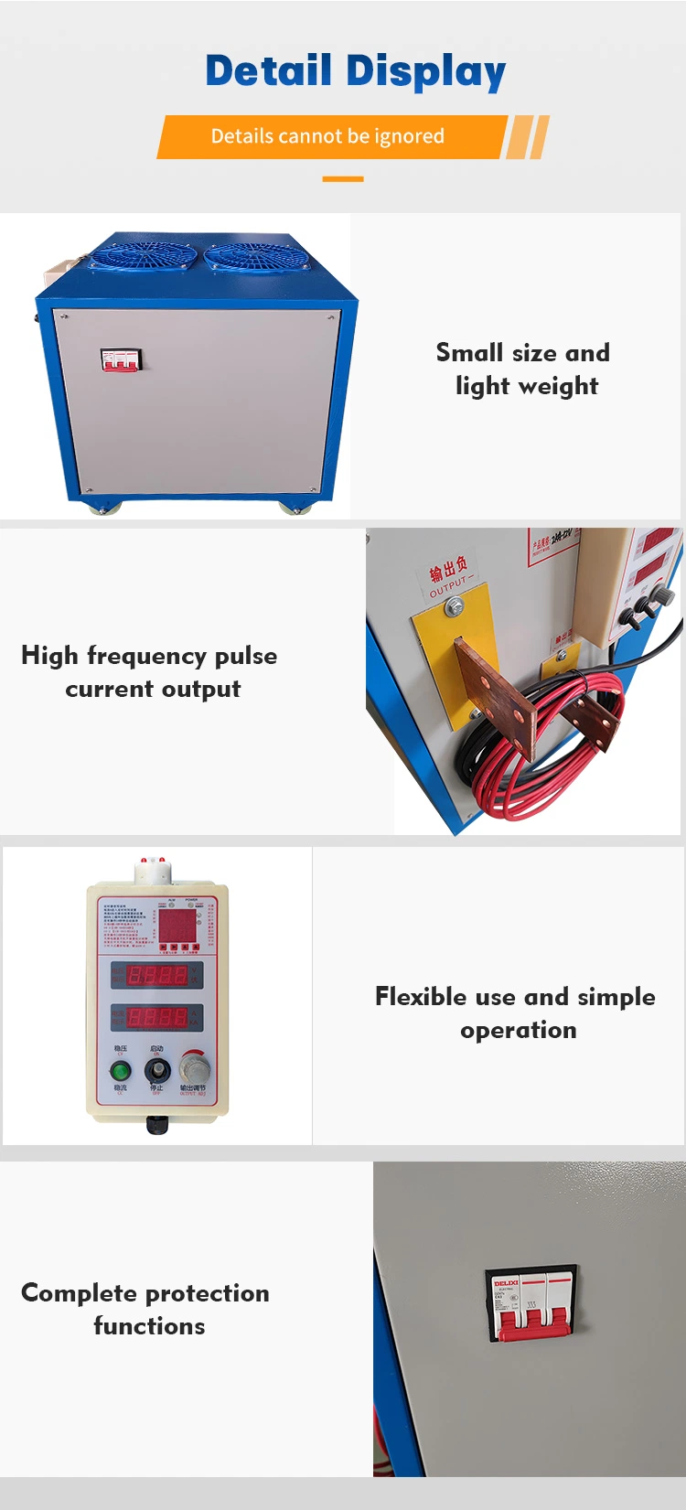 700V 750V 100A 200A Single Pulse Micro Arc Oxidation Power Supply / Mao / Peo Power Supply