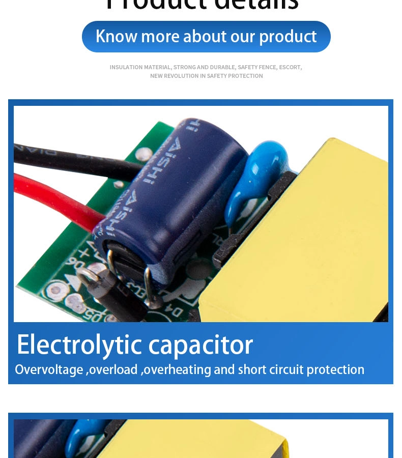 Basic Customization 10W/20W/30W/40W/50W/60W LED Driver Constant Current Power Supply