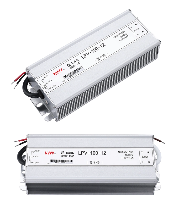 Waterproof AC-DC Industrial Switching Power Supply 100W 8.3A SMPS AC-DC Lpv-100W-12V