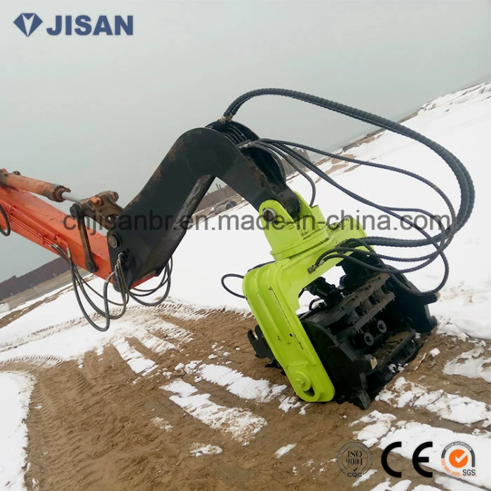 Excavator Mounted Hydraulic Sheet Pile Driver Vibro Hammer for Concrete Piles