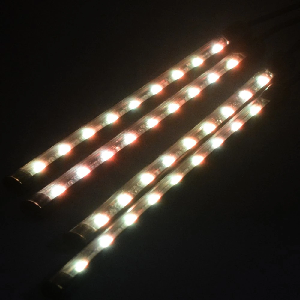 DC 12V LED Strip Lights Remote Control Car Interior Atmosphere Decoration 4PCS 36LED Multi-Color Light Indoor Atmosphere Lamp