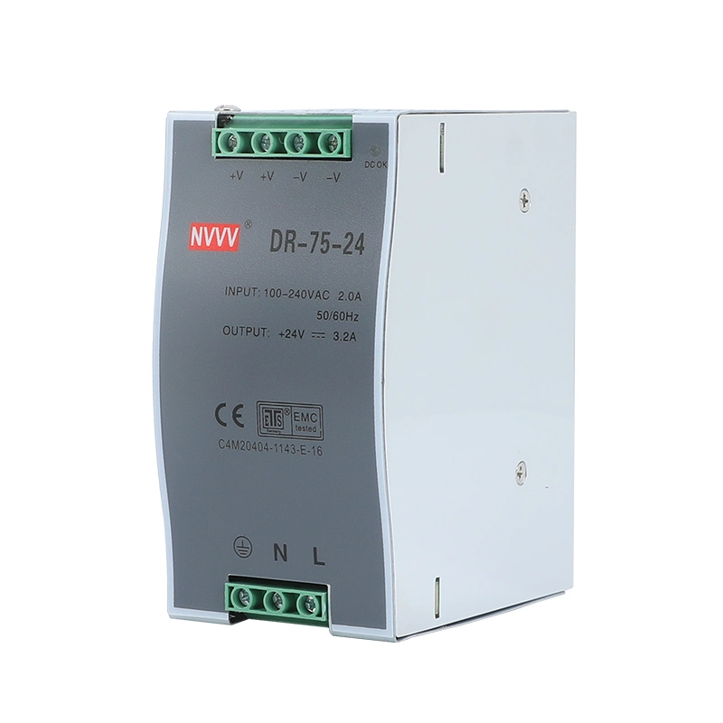 Power Supply DIN Rail 5V/12V/24V/48V 10W/20W/45W/60W/100W/120W/150W/240W/480W Switching Power Supply for Automation Equipment