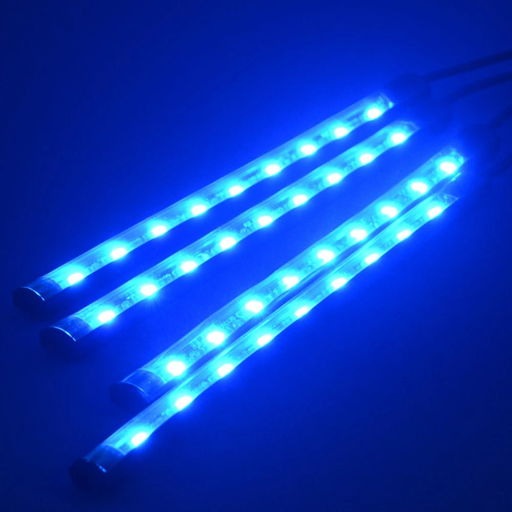 DC 12V LED Strip Lights Remote Control Car Interior Atmosphere Decoration 4PCS 36LED Multi-Color Light Indoor Atmosphere Lamp