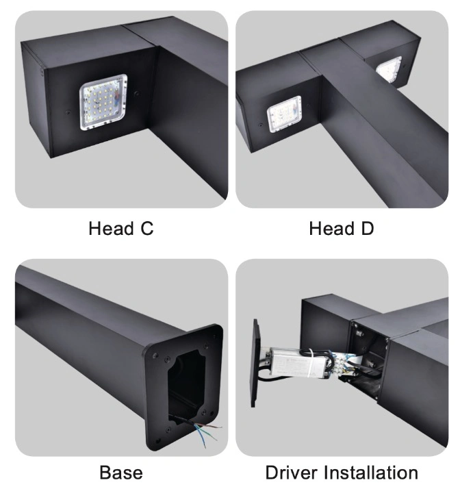 LED Lawn Light, LED Bollard Light, with Anti-UV Diffuser, 3030 LED Chip and Tridonic Driver