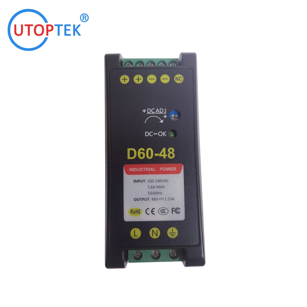 Industrial DIN Rail Power Supply 24V/48V/52V for Industrial Switch Using Poe or Non-Poe