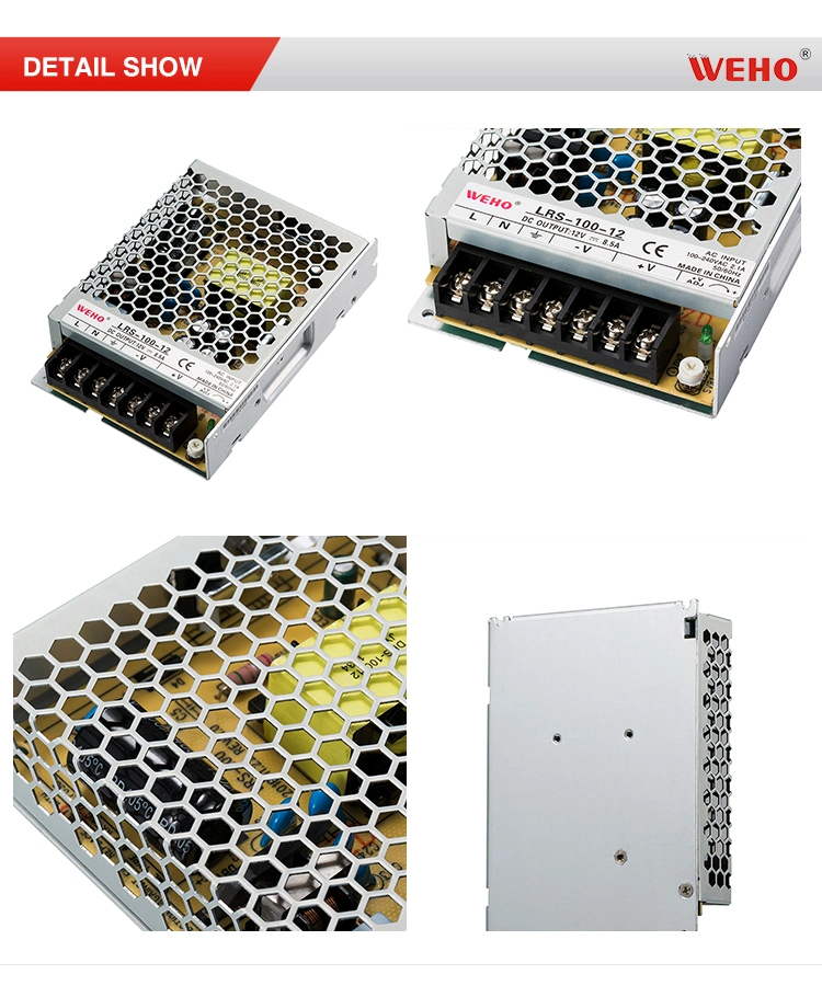 LED CCTV Driver Power Supplies Lrs-350 12V 24V 36V 48V 350W AC to DC Industrial DIN Rail SMPS RoHS Switching Power Supply