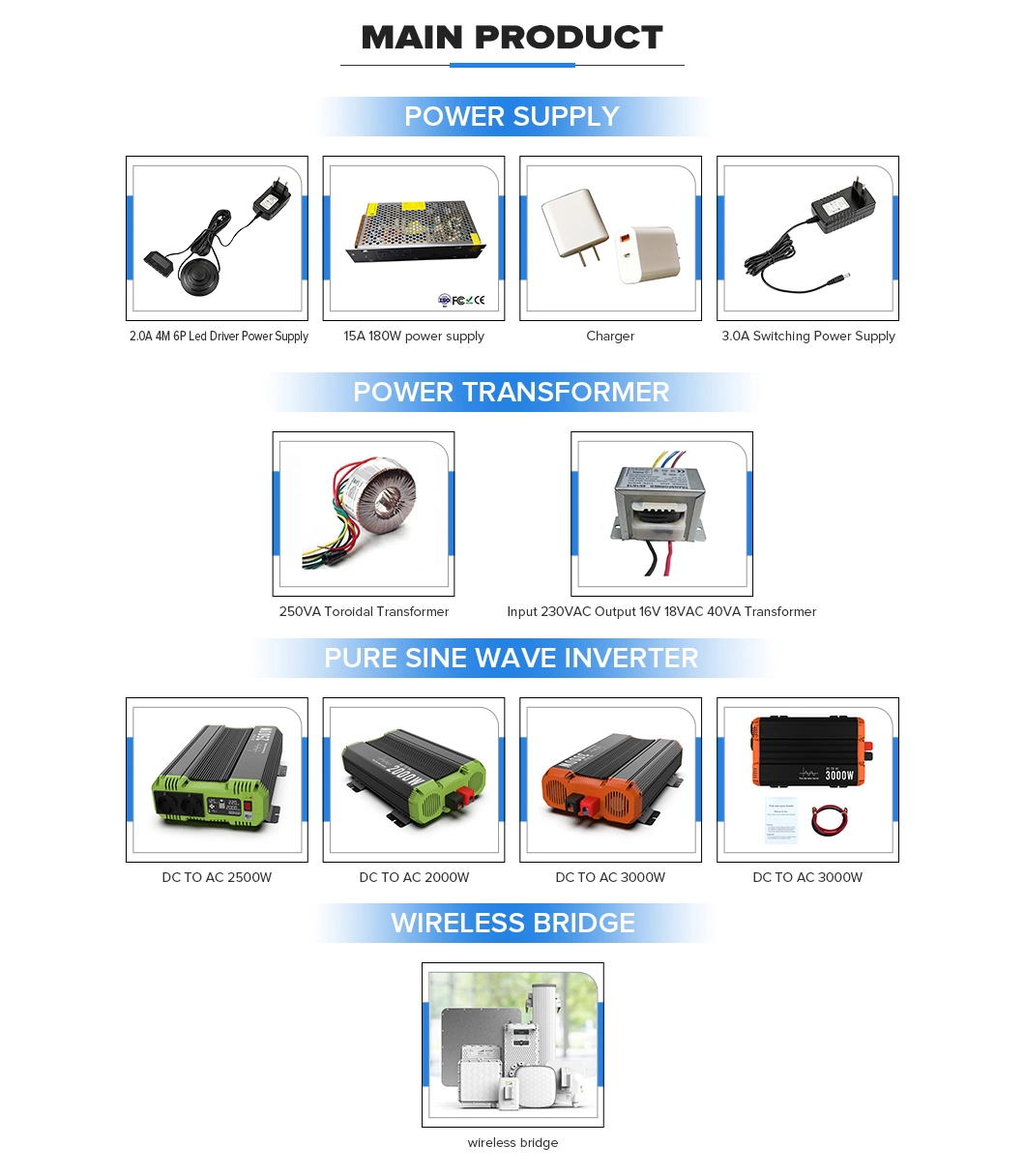 RoHS Approved Laptop Wholesale Great Quality Durable Modernization 12V 2A Switching Power Supply