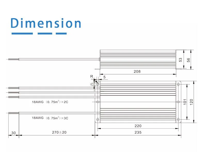 300W 48V 6.3A Constant Voltage Switching Mode Power Supply SMPS