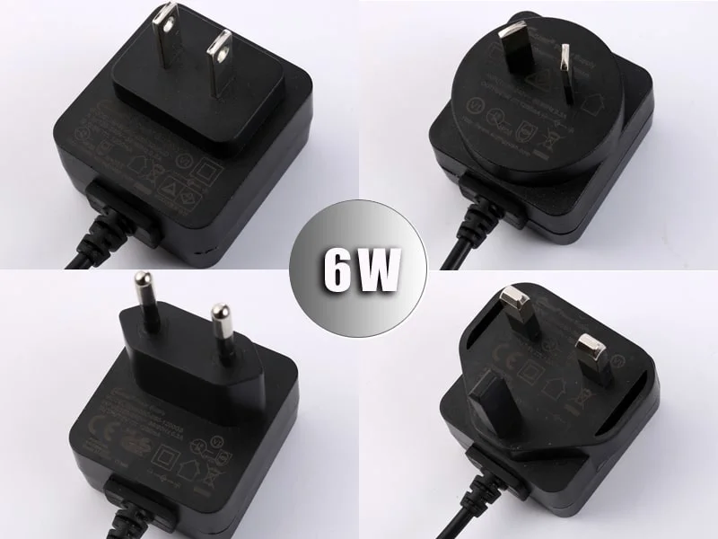 New Products Interchangeable Plug Adapter EU/Us/UK/Au/Cn Standard 12V 2A 30W Power Supply