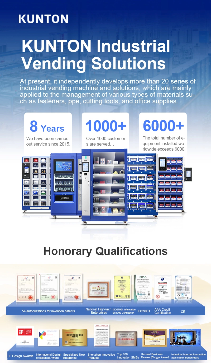 CE Certified Industrial Storage &amp; Locker Control G31-96 Kunton-Vending