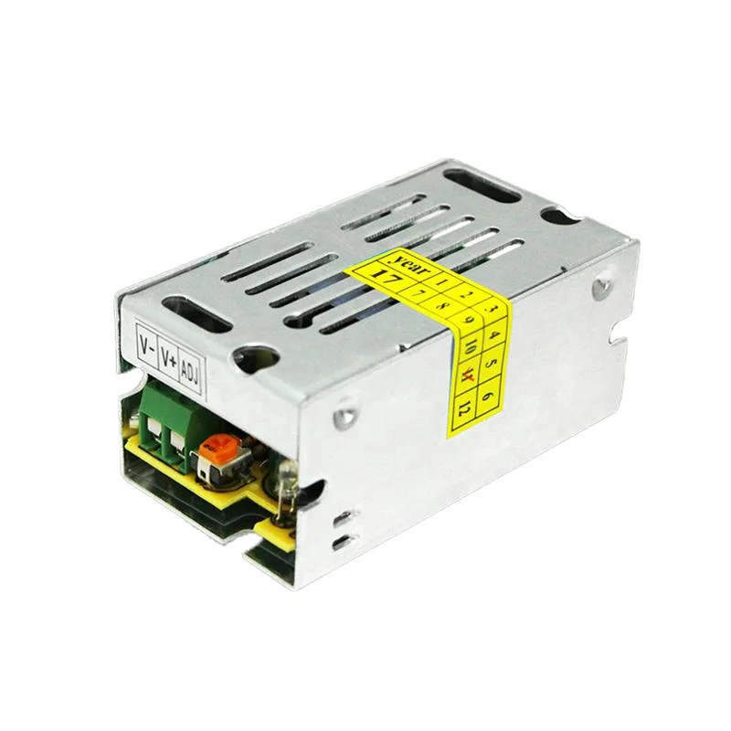 OEM AC DC 12V 24V 5V 1A 1.25A 2A 3A 5A 10A 15A 16.5A 20A 25A 30A 40A 60A 70A Switching Power Supply for LED Strip Light Tin Box