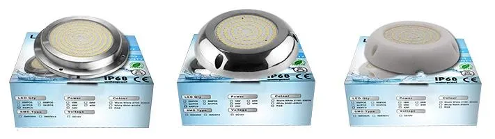 Newest 12V RGB 6W 8W 18W Surface Wall Mounted LED Swimming Pool Lamp