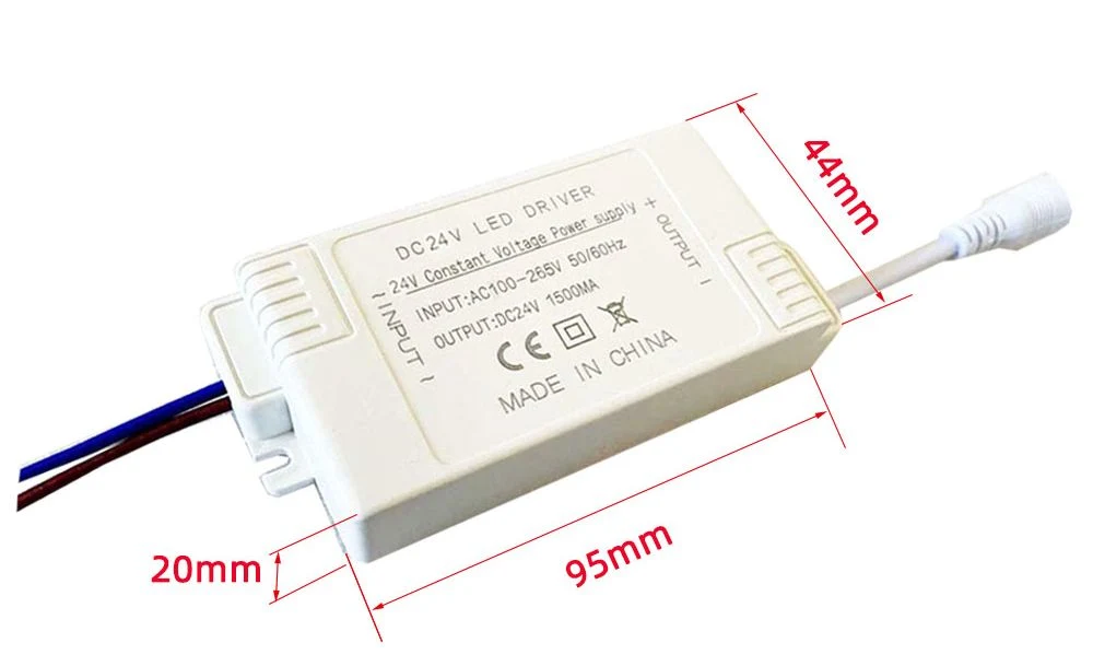 SMPS 24V 1.5A Constant Voltage LED Driver with Super Thin Housing 03