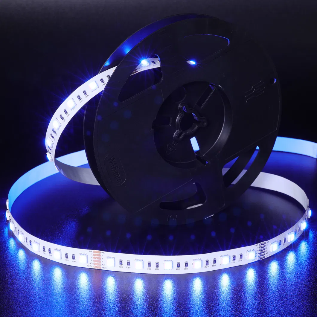 RGBCW 60LEDS/m 12V 24V Led Light Colored Flexible Waterproof LED Strip Lamp