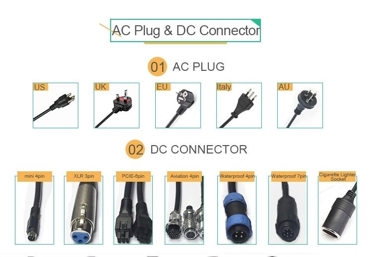 36V Switching DC Power Supply AC Adaptor 252W 7A SMPS