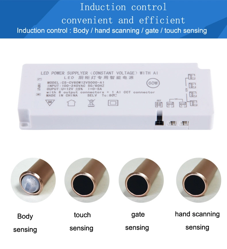 Cabinet Lighting LED 24W 36W 60W 12V Constant Voltage LED Power Supply