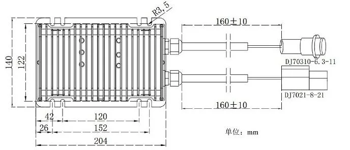 60V 72V to 12V 500W/600W Isolated DC-DC Converter DC DC Converter for Electric Car Vehicle Scooter Motorcycle