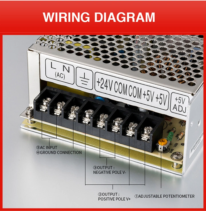 Dual Voltage 120W LED SMPS Switching Power Supply, LED Power Supply