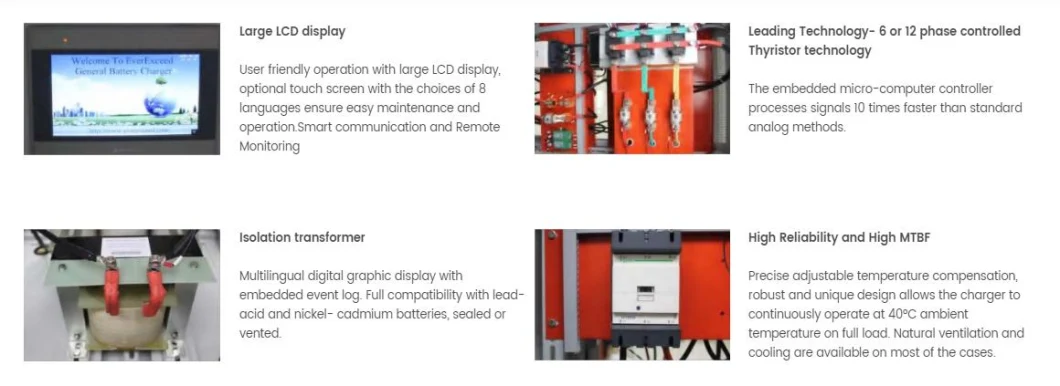 Everexceed CE Approveddc UPS Thyristor Battery Charger /Fast Charger/Quick Charger