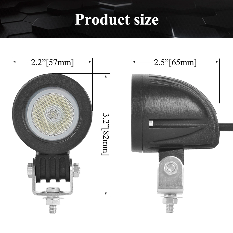 Auto 12V High Lumen CREE- 10W LED Work Lamp for Truck