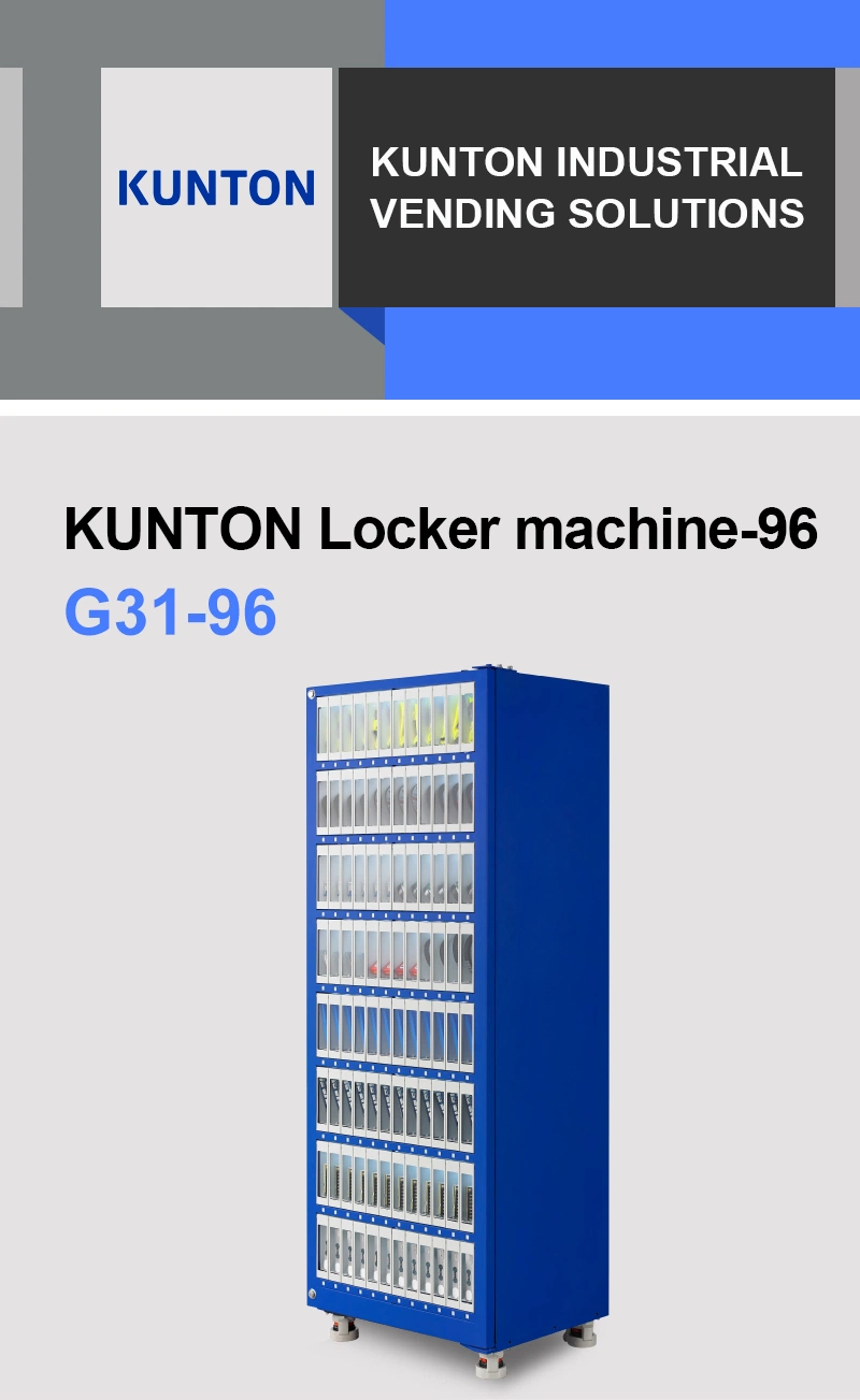 CE Certified Industrial Storage &amp; Locker Control G31-96 Kunton-Vending