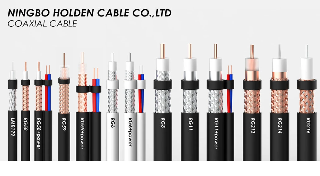 Rg Cu CCS CCA Semi Finished Camera CCTV Coaxial Cable