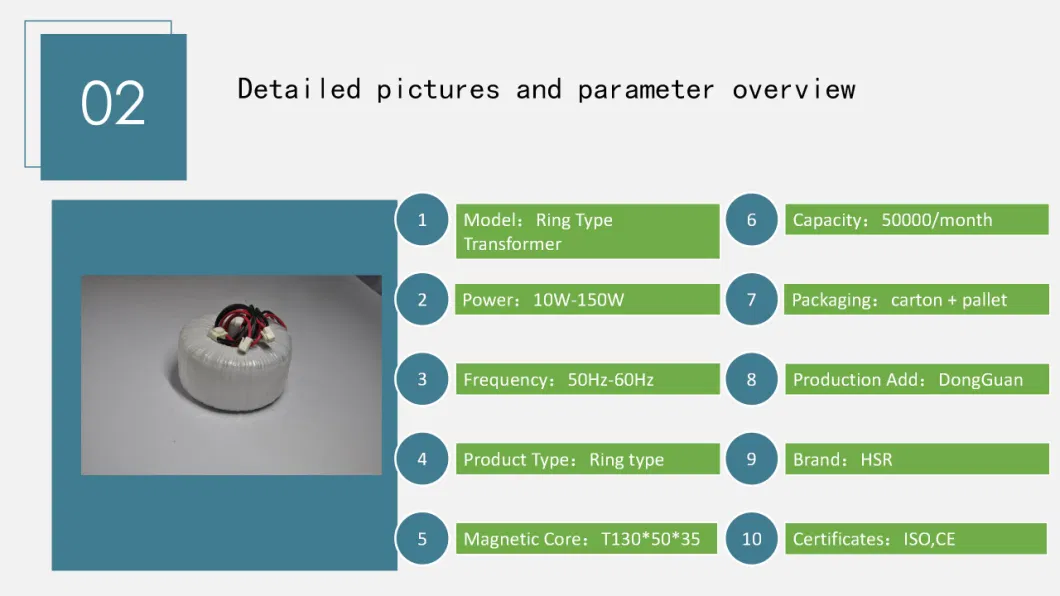Dongguan Direct Factory Price Low Frequency Ring Transformers for LED Lighting Industry, Change, Frequency Device Industry