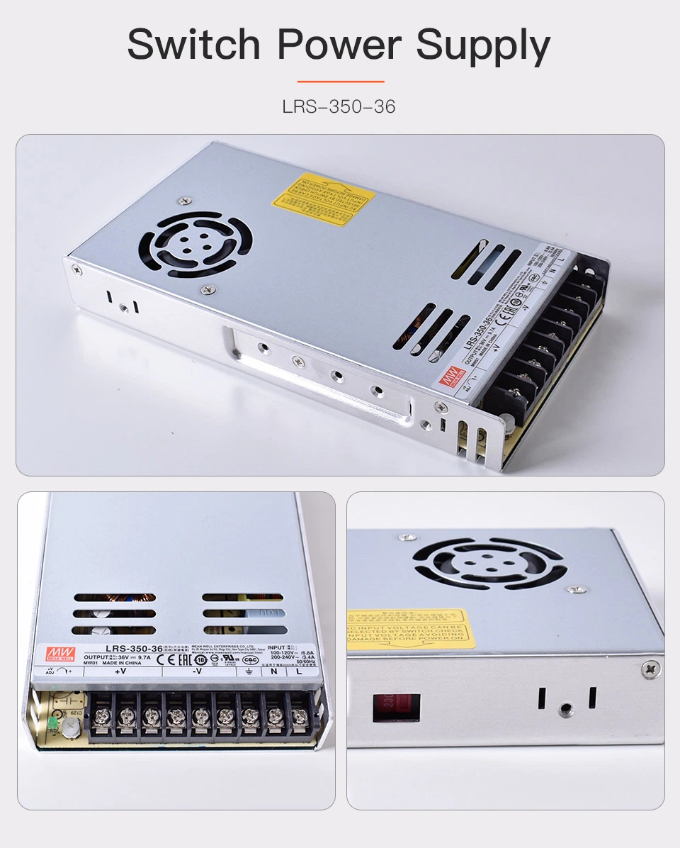 Startnow Original Taiwan Meanwell Switching Power Supply Lrs-350-36 for Ruida Laser Controller