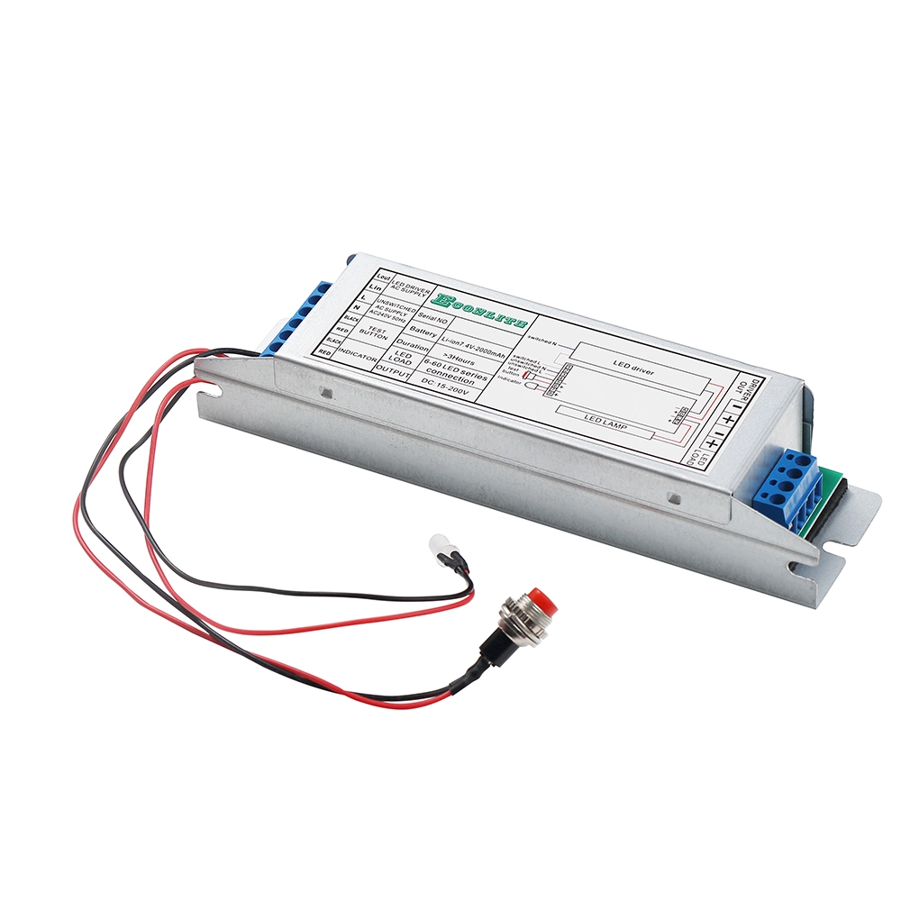 Fire-Retardant PC Cover LED Rechargeable Emergency Power Supply for External Driver LED Lamps